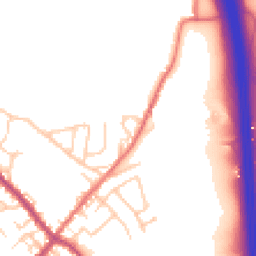 Daytime road noise heatmap for PR6 9DX