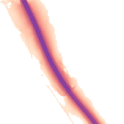Night-time road noise heatmap for PR6 9EG