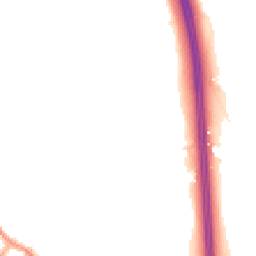 Night-time road noise heatmap for PR6 9EU