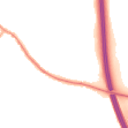 Night-time road noise heatmap for PR6 9HR