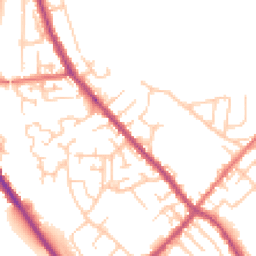 Daytime road noise heatmap for PR6 9LH