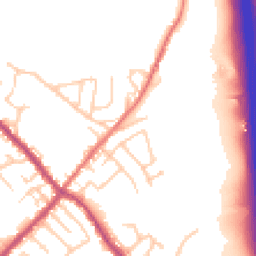 Daytime road noise heatmap for PR6 9PH