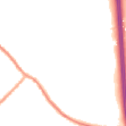 Night-time road noise heatmap for PR6 9PL