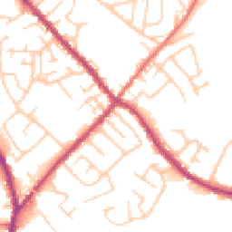Daytime road noise heatmap for PR6 9PR