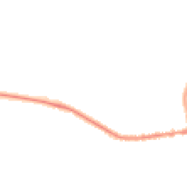 Night-time road noise heatmap for PR7 1LY