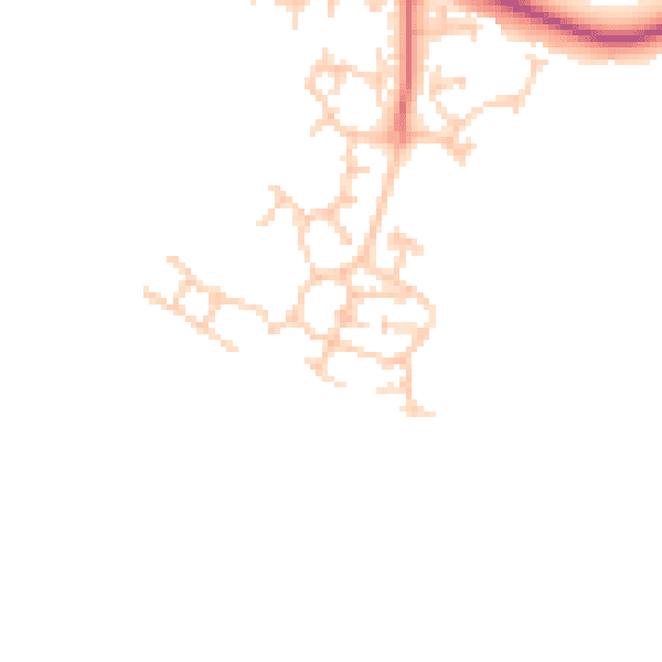 Daytime road noise heatmap for PR7 3TP