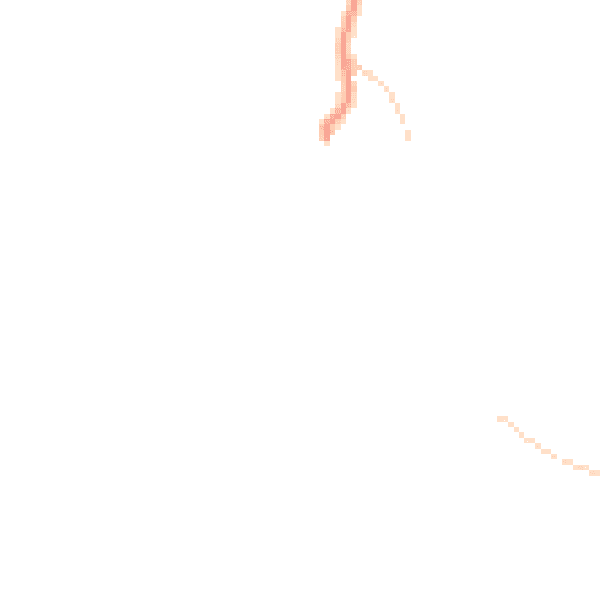 Daytime road noise heatmap for PR7 4DU