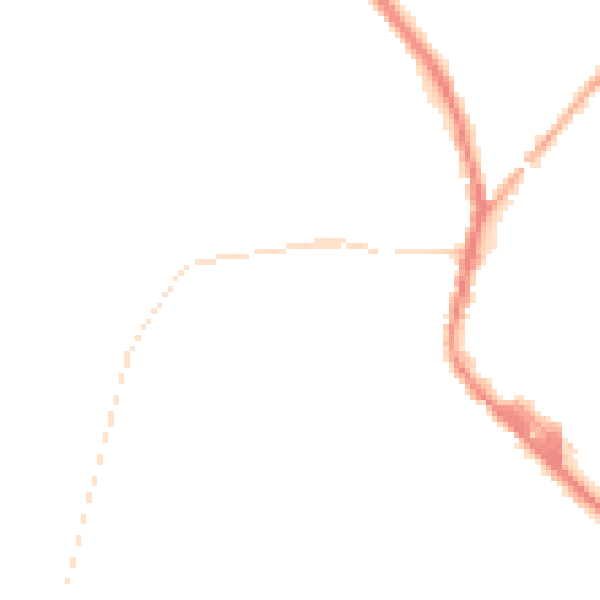 Night-time road noise heatmap for PR7 4JG
