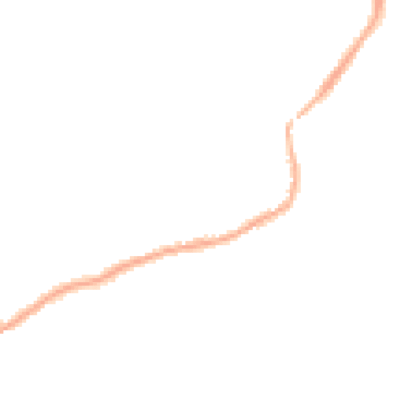 Night-time road noise heatmap for PR7 5AY