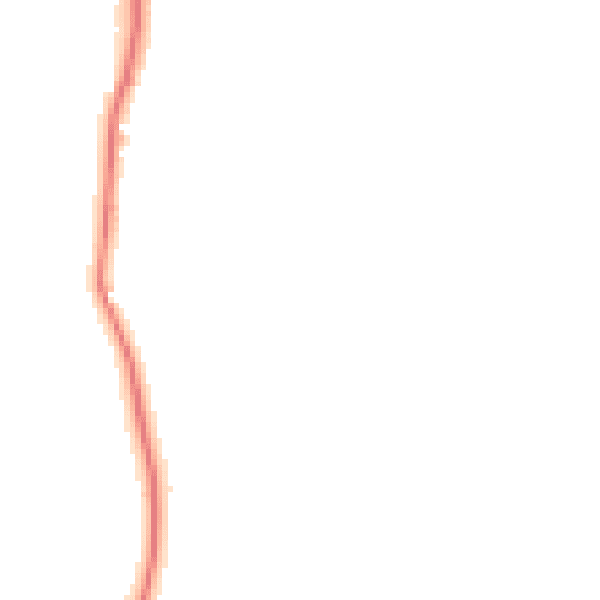 Night-time road noise heatmap for PR7 5JF