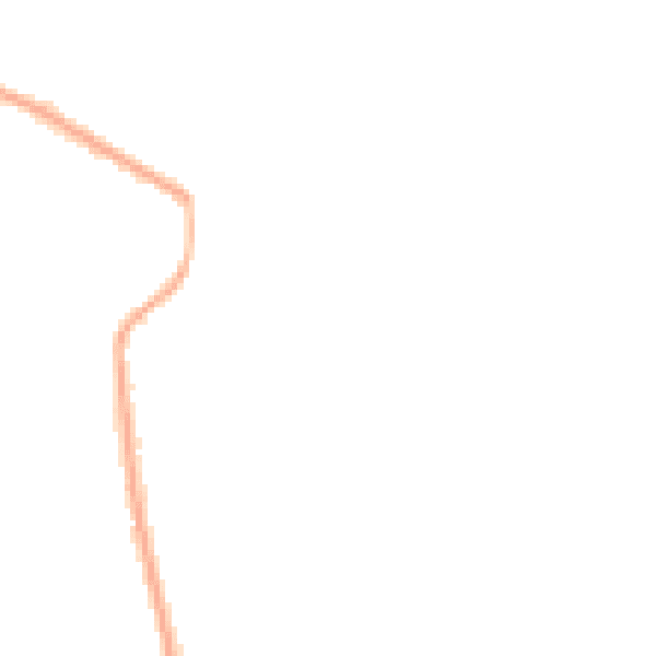 Night-time road noise heatmap for PR7 5JN