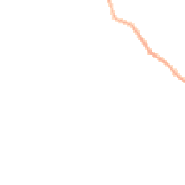 Night-time road noise heatmap for PR7 5PL