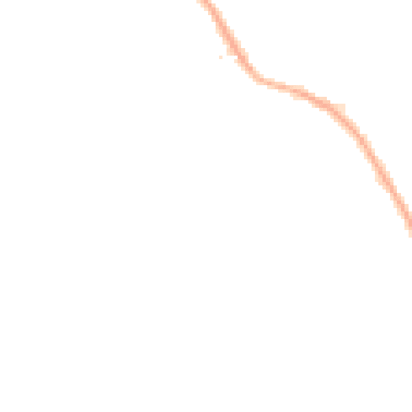 Night-time road noise heatmap for PR7 5QJ