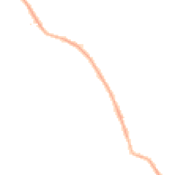 Night-time road noise heatmap for PR7 5RA