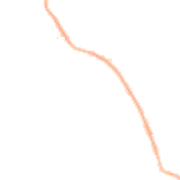 Night-time road noise heatmap for PR7 5SE