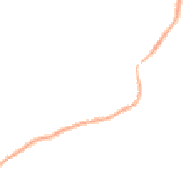 Night-time road noise heatmap for PR7 5TU