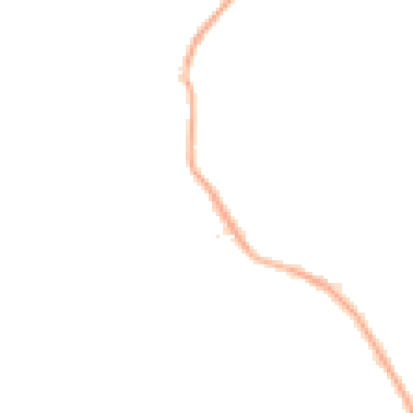 Night-time road noise heatmap for PR7 5UW