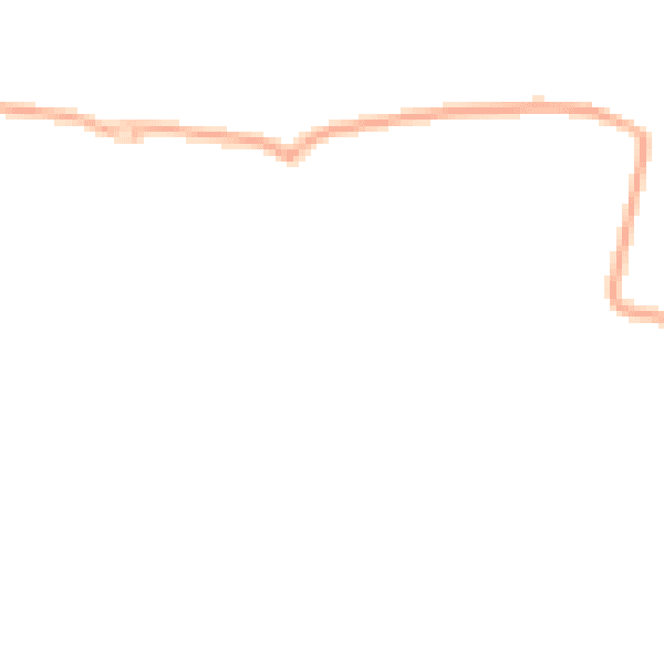Night-time road noise heatmap for PR7 7DH