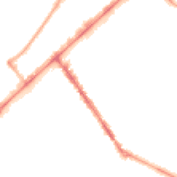 Night-time road noise heatmap for PR8 1BL