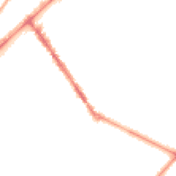 Night-time road noise heatmap for PR8 1BW