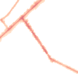 Night-time road noise heatmap for PR8 1DG