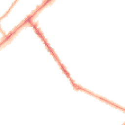 Night-time road noise heatmap for PR8 1DQ