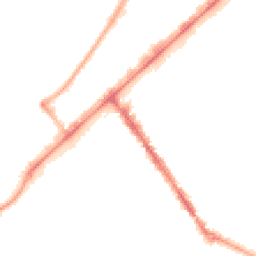 Night-time road noise heatmap for PR8 1DS