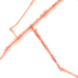 Night-time road noise heatmap for PR8 1DT