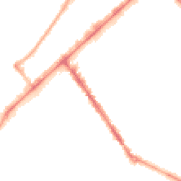 Night-time road noise heatmap for PR8 1DY