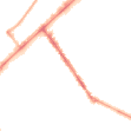 Night-time road noise heatmap for PR8 1ES