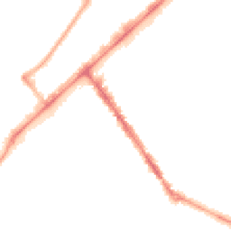 Night-time road noise heatmap for PR8 1ET