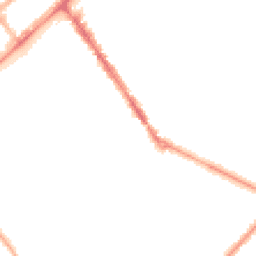 Night-time road noise heatmap for PR8 1EW