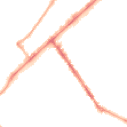 Night-time road noise heatmap for PR8 1EZ