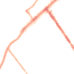 Night-time road noise heatmap for PR8 1HB