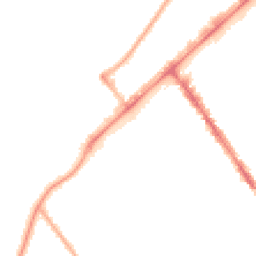 Night-time road noise heatmap for PR8 1PW