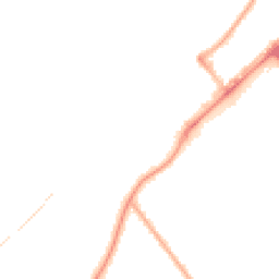 Night-time road noise heatmap for PR8 1RT