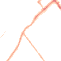 Night-time road noise heatmap for PR8 2AR