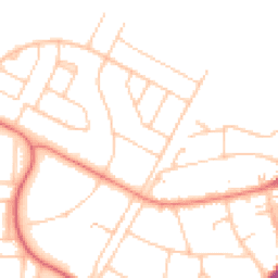 Daytime road noise heatmap for PR8 2PA