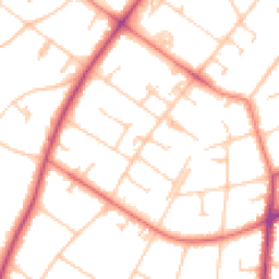 Daytime road noise heatmap for PR8 2SH