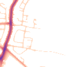 Daytime road noise heatmap for PR8 3FF
