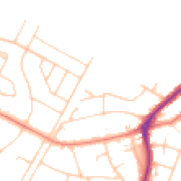 Daytime road noise heatmap for PR8 3LF