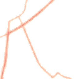 Night-time road noise heatmap for PR8 4DS