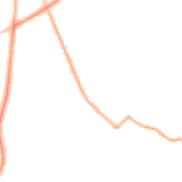 Night-time road noise heatmap for PR8 4HY