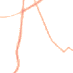 Night-time road noise heatmap for PR8 4NU