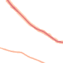 Night-time road noise heatmap for PR8 5BS