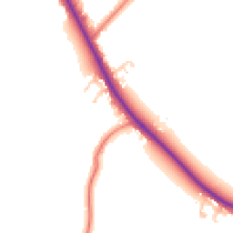 Daytime road noise heatmap for PR8 5HJ