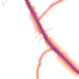 Daytime road noise heatmap for PR8 5HQ