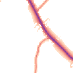 Daytime road noise heatmap for PR8 5HR