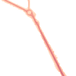 Night-time road noise heatmap for PR8 5JR