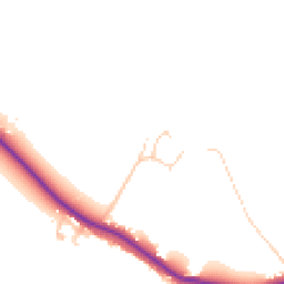 Daytime road noise heatmap for PR8 5LB